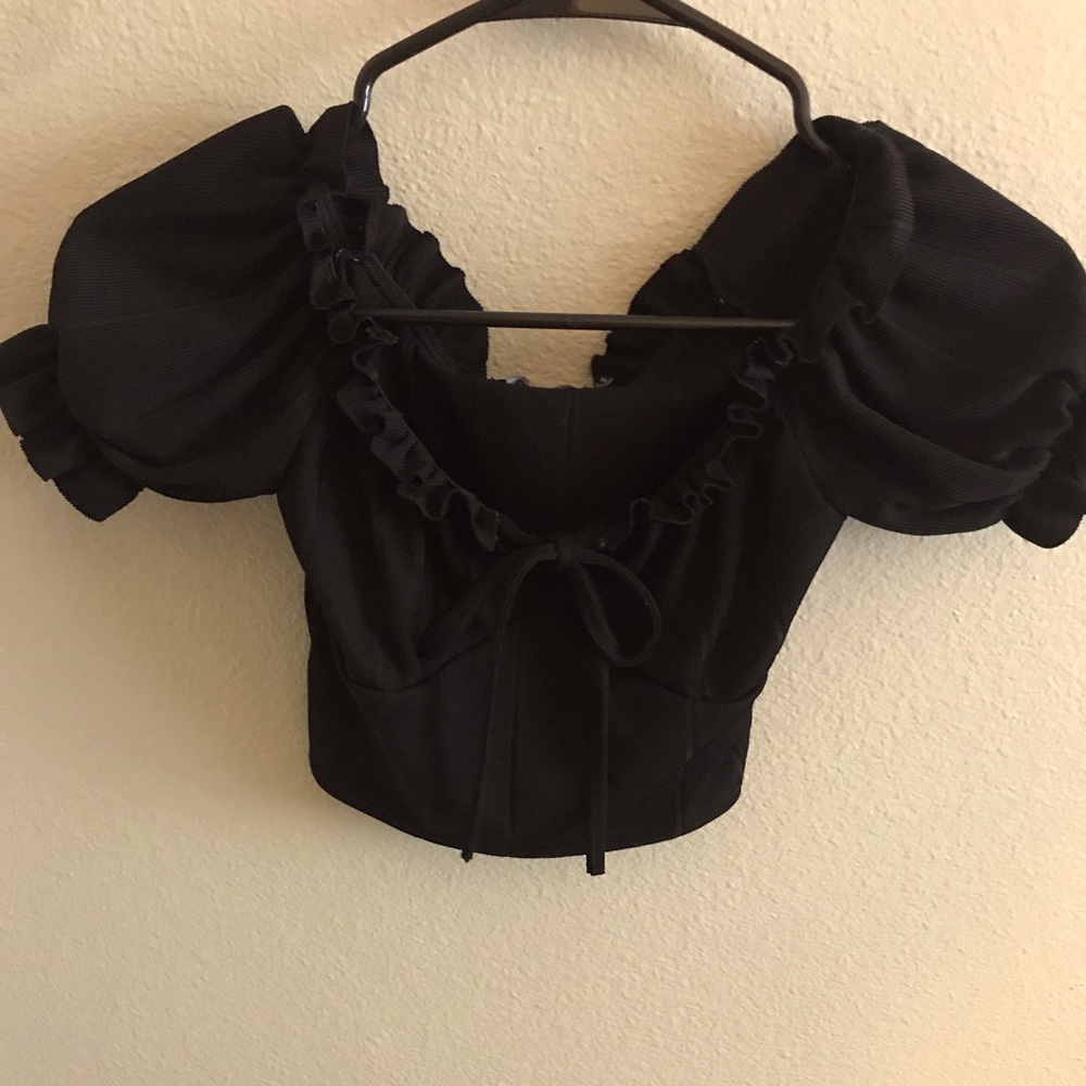 Boohoo Cropped Corset top